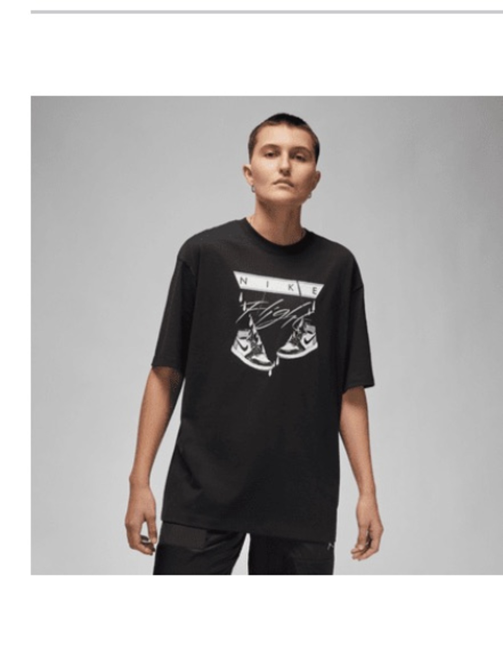 Jordan Flight Black Oversized Women’s Tee
